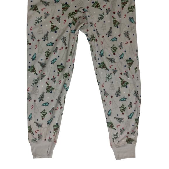 Holiday Family PJs Festive Trees One Piece - Size Medium - Picture 8 of 14